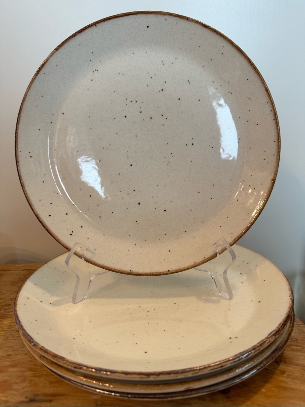 Set of 4 J&G Meakin "Lifestyle" Pattern 10” Dinner Plates - Discontinued